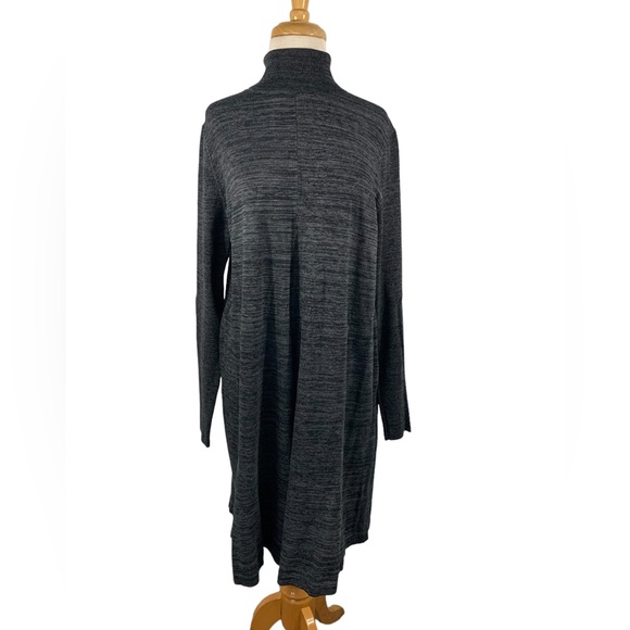 Sweater Dress NWOT Size XL Bk Grey Rayon Polyester Cowl Neck Apt. 9 Long… - Picture 1 of 12